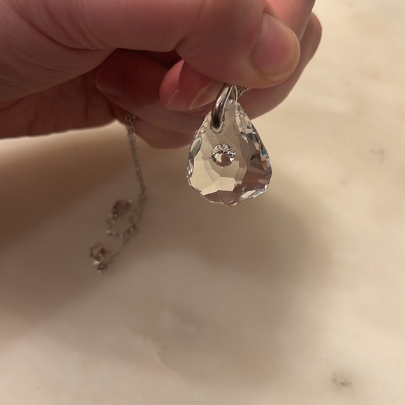 Swarovski crystal pendant with mini crystal within - Picture 6 of 8